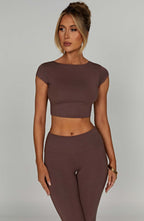 Anika Top - Chocolate - Napalia
