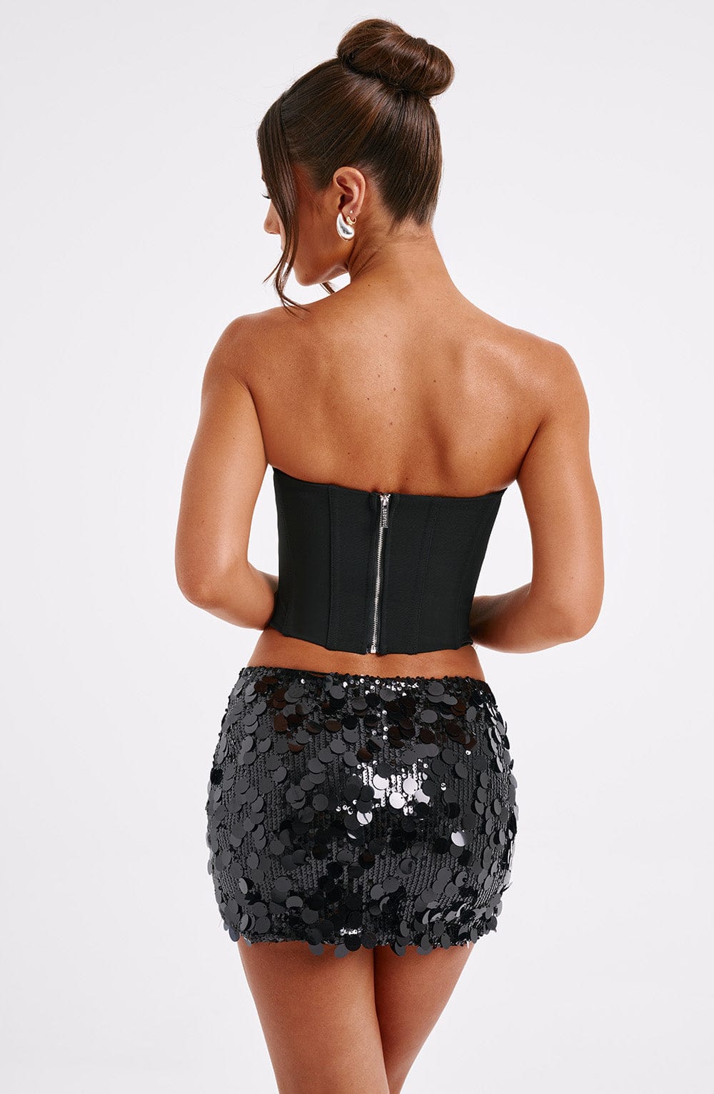 Anissa Mini Skirt - Black - Napalia