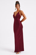 Anja Maxi Dress - Burgundy - Napalia