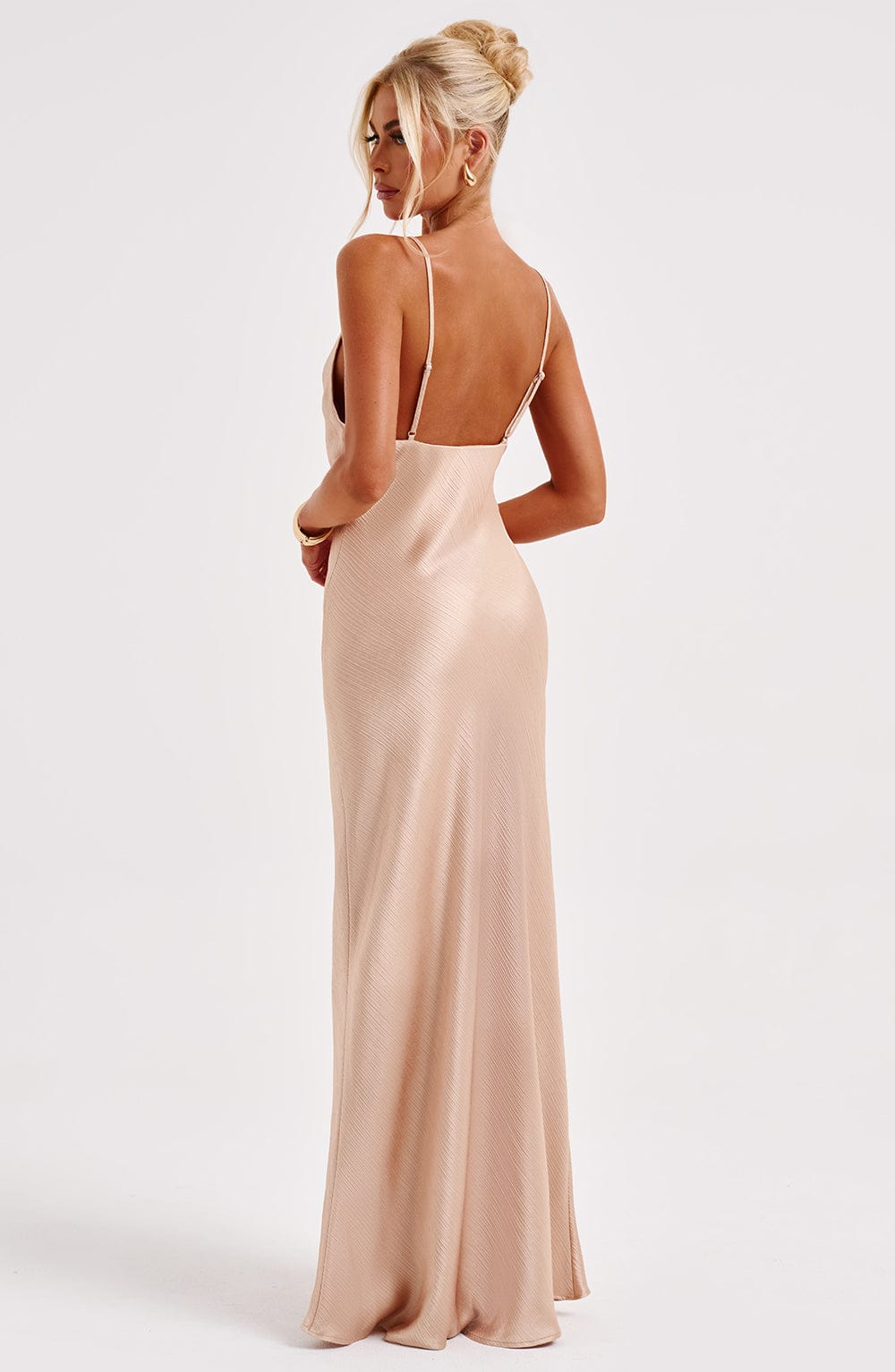 Anja Maxi Dress - Champagne - Napalia