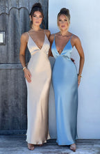 Anja Maxi Dress - Champagne - Napalia