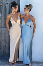 Anja Maxi Dress - Champagne - Napalia