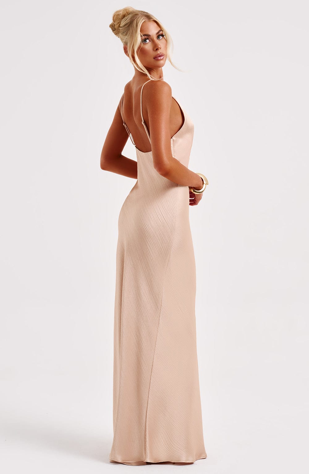 Anja Maxi Dress - Champagne - Napalia