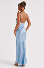 Anja Maxi Dress - Turquoise - Napalia