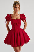 Annie Mini Dress - Red - Napalia
