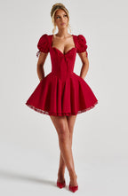 Annie Mini Dress - Red - Napalia