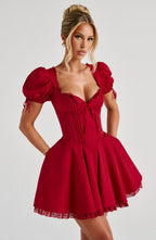 Annie Mini Dress - Red - Napalia