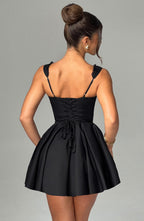 Antonella Mini Dress - Black - Napalia