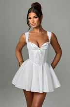 Antonella Mini Dress - Ivory - Napalia
