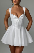 Antonella Mini Dress - Ivory - Napalia