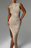 Aphrodite Midi Dress - Beige - Napalia