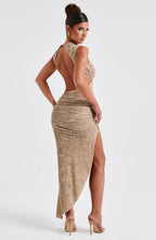 Aphrodite Midi Dress - Beige - Napalia