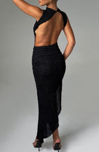 Aphrodite Midi Dress - Black - Napalia