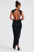 Aphrodite Midi Dress - Black - Napalia