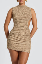 Aphrodite Mini Dress - Beige - Napalia