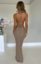 Arabella Maxi Dress - Beige - Napalia