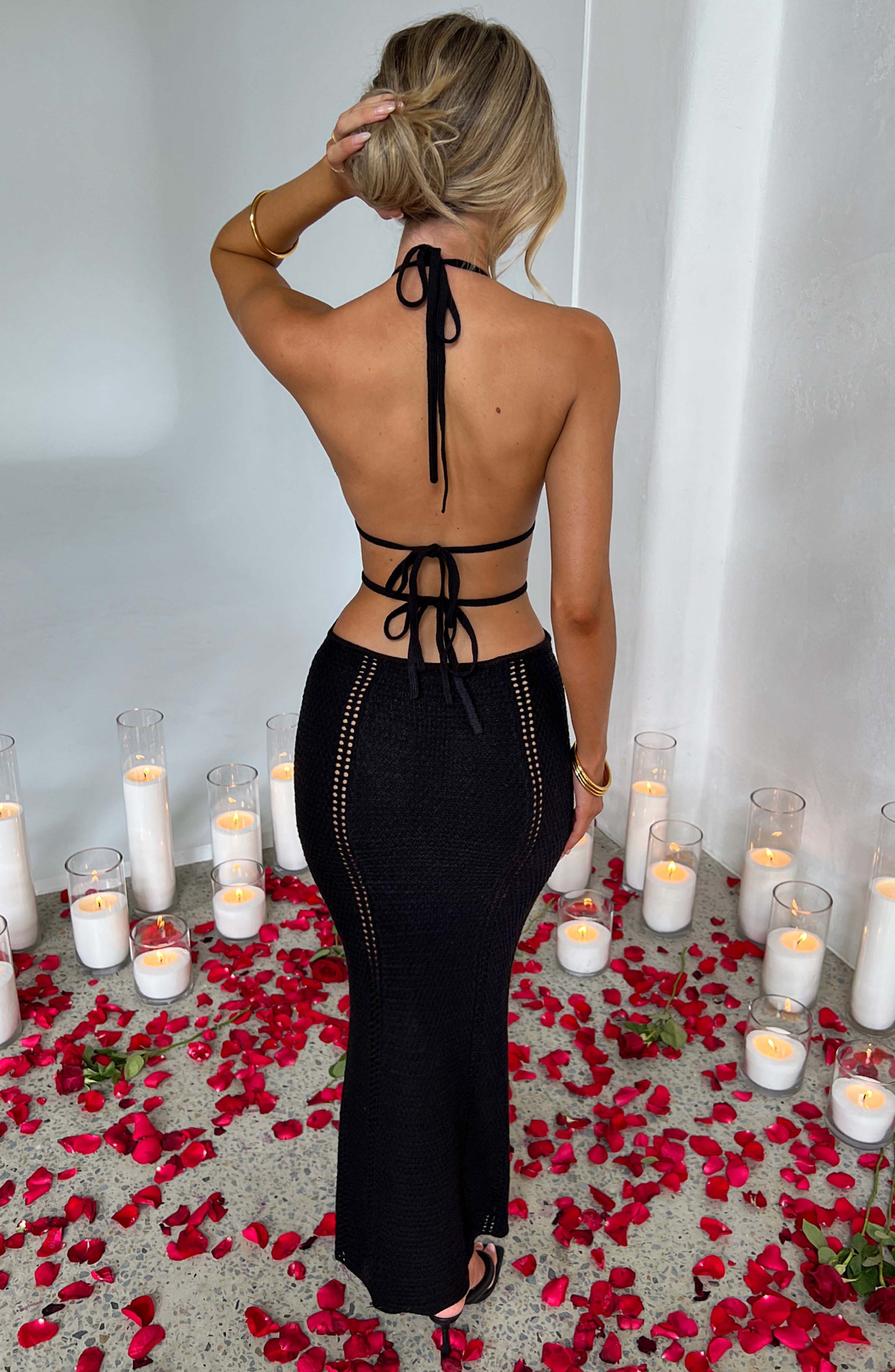 Arabella Maxi Dress - Black - Napalia