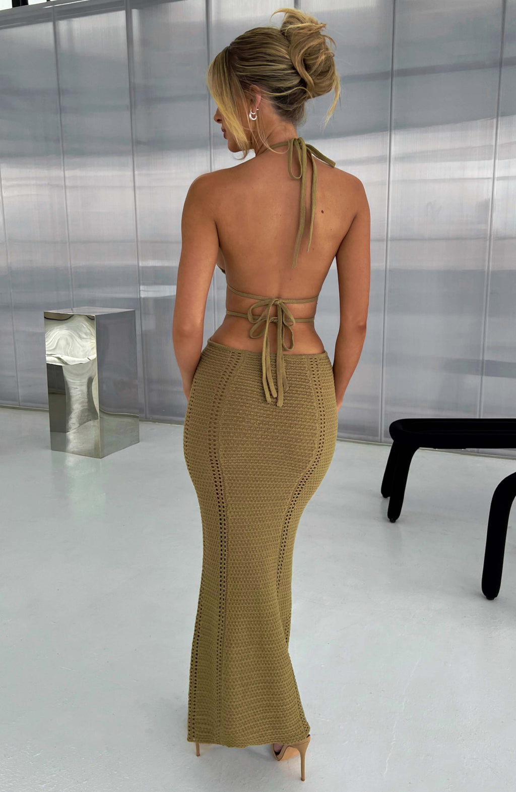 Arabella Maxi Dress - Khaki - Napalia