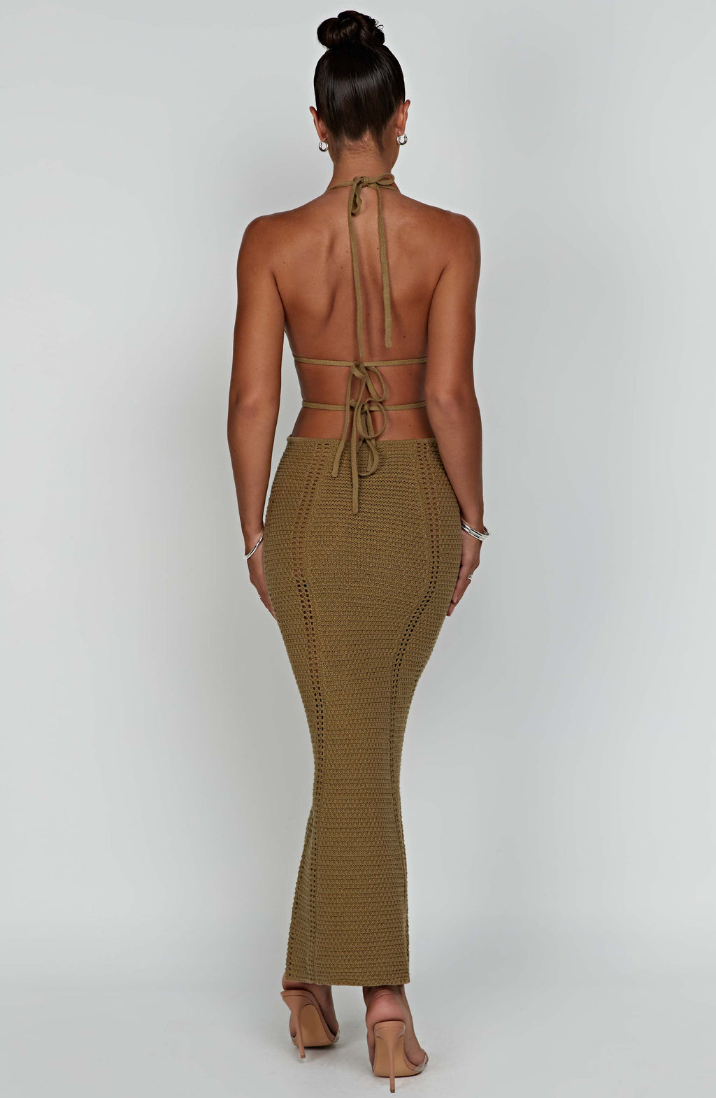 Arabella Maxi Dress - Khaki - Napalia
