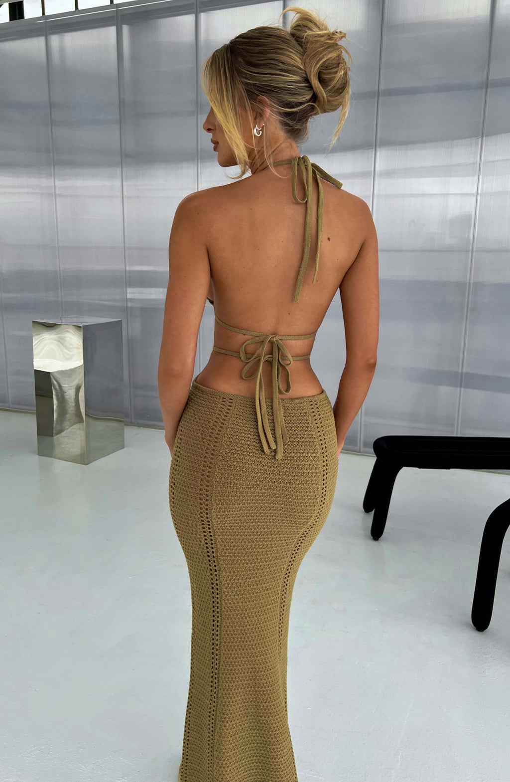 Arabella Maxi Dress - Khaki - Napalia