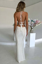 Arabella Maxi Dress - White - Napalia
