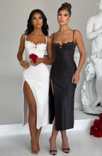Ardelle Midi Dress - Black - Napalia