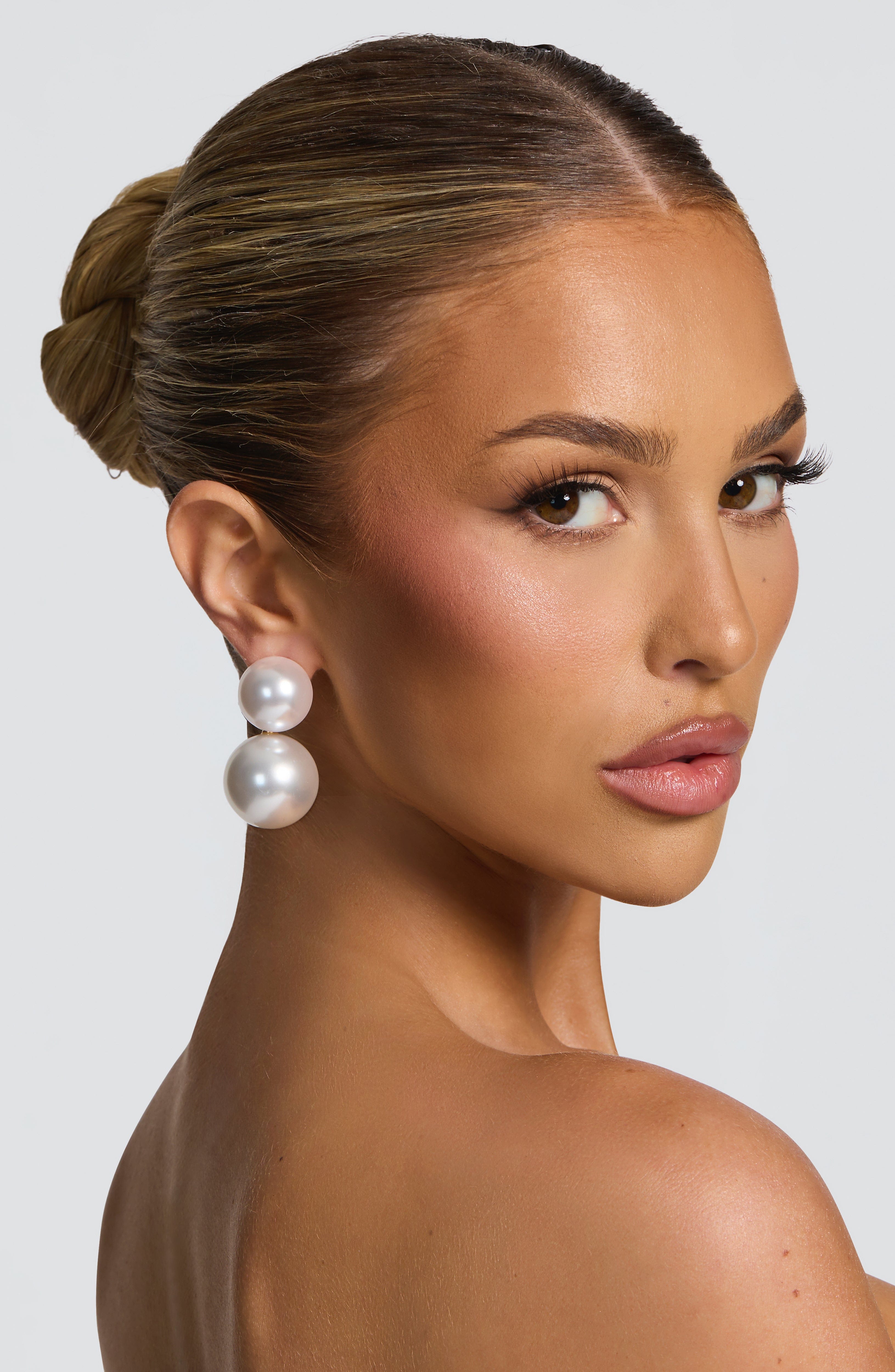Aria Earrings - Pearl - Napalia