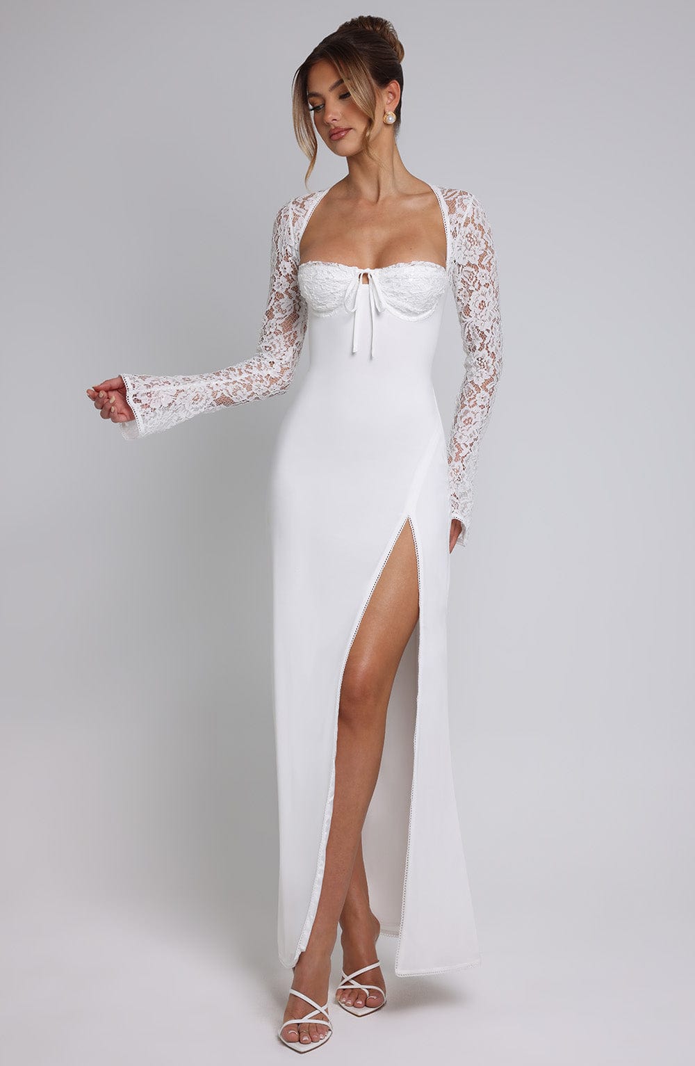 Aria Maxi Dress - Ivory - Napalia