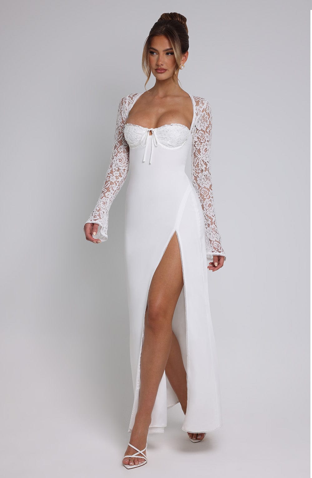 Aria Maxi Dress - Ivory - Napalia