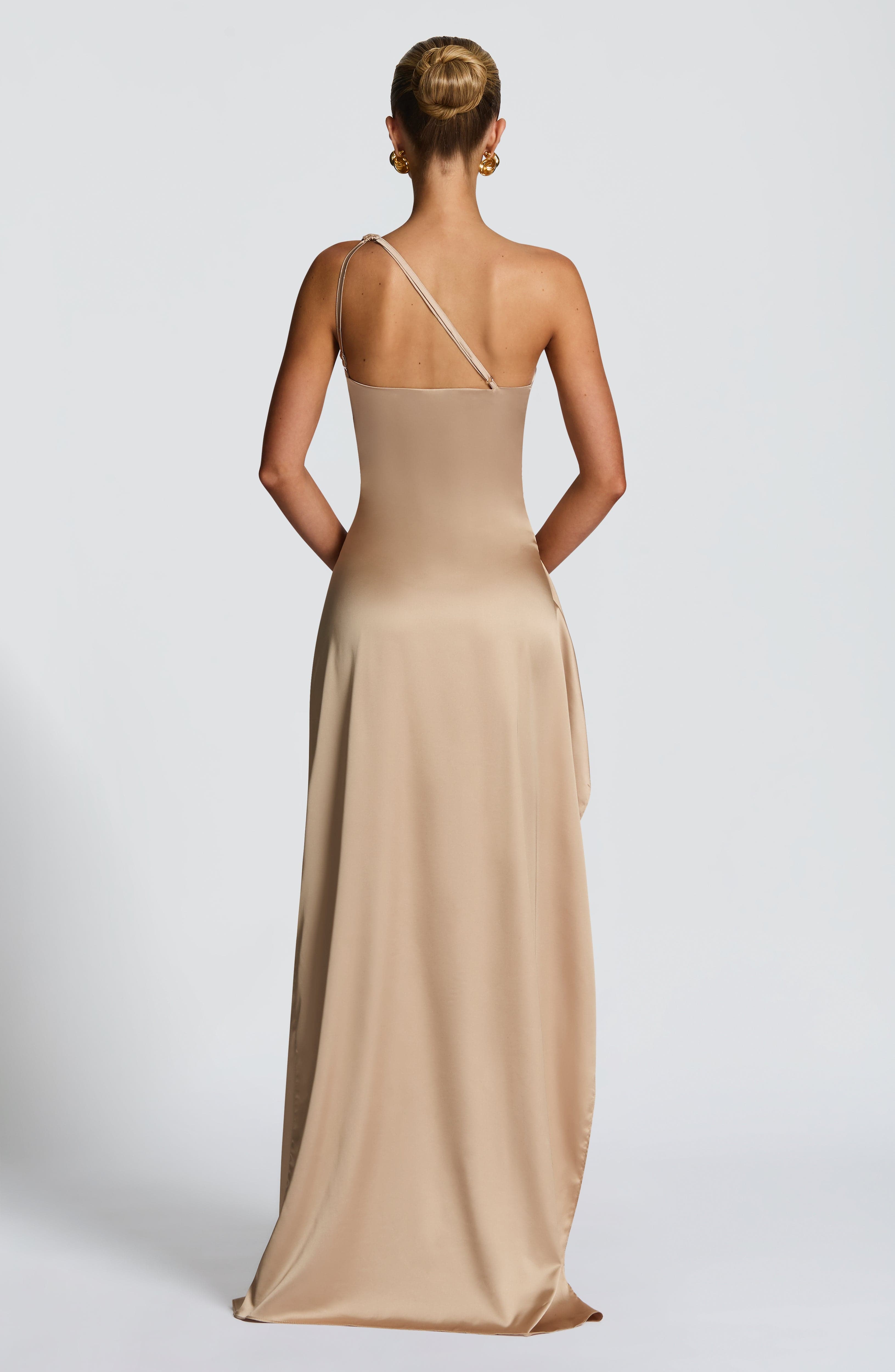 Ariel Maxi Dress - Champagne - Napalia