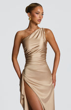 Ariel Maxi Dress - Champagne - Napalia