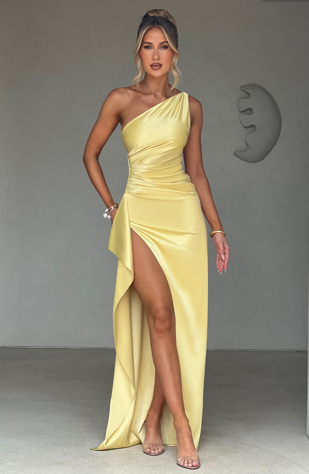 Ariel Maxi Dress - Lemon - Napalia