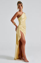 Ariel Maxi Dress - Lemon - Napalia