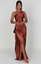 Ariel Maxi Dress - Rust - Napalia