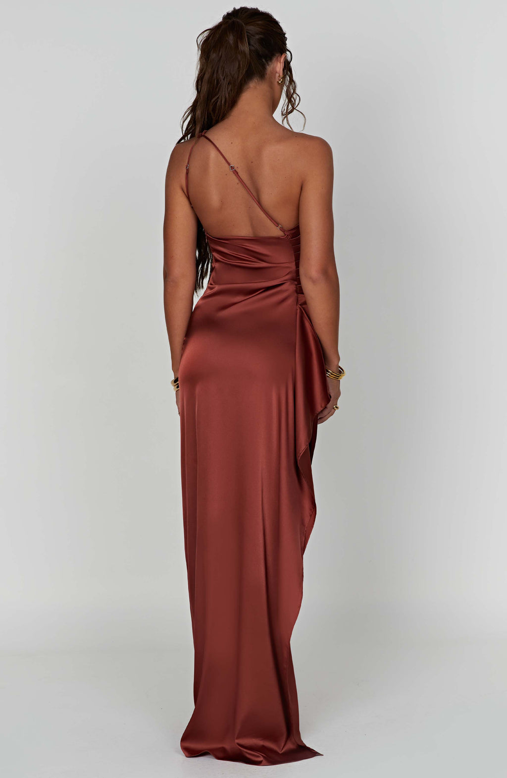 Ariel Maxi Dress - Rust - Napalia