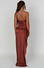 Ariel Maxi Dress - Rust - Napalia