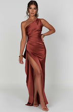 Ariel Maxi Dress - Rust - Napalia