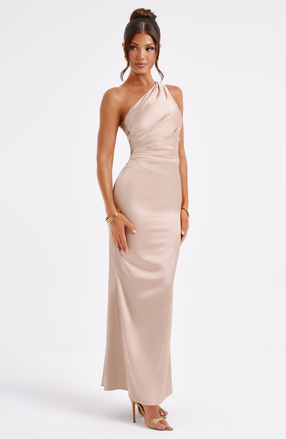 Arizona Maxi Dress - Champagne - Napalia