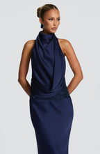 Armelle Maxi Dress - Navy - Napalia