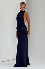 Armelle Maxi Dress - Navy - Napalia