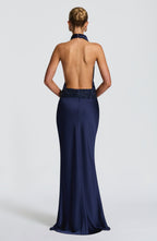 Armelle Maxi Dress - Navy - Napalia