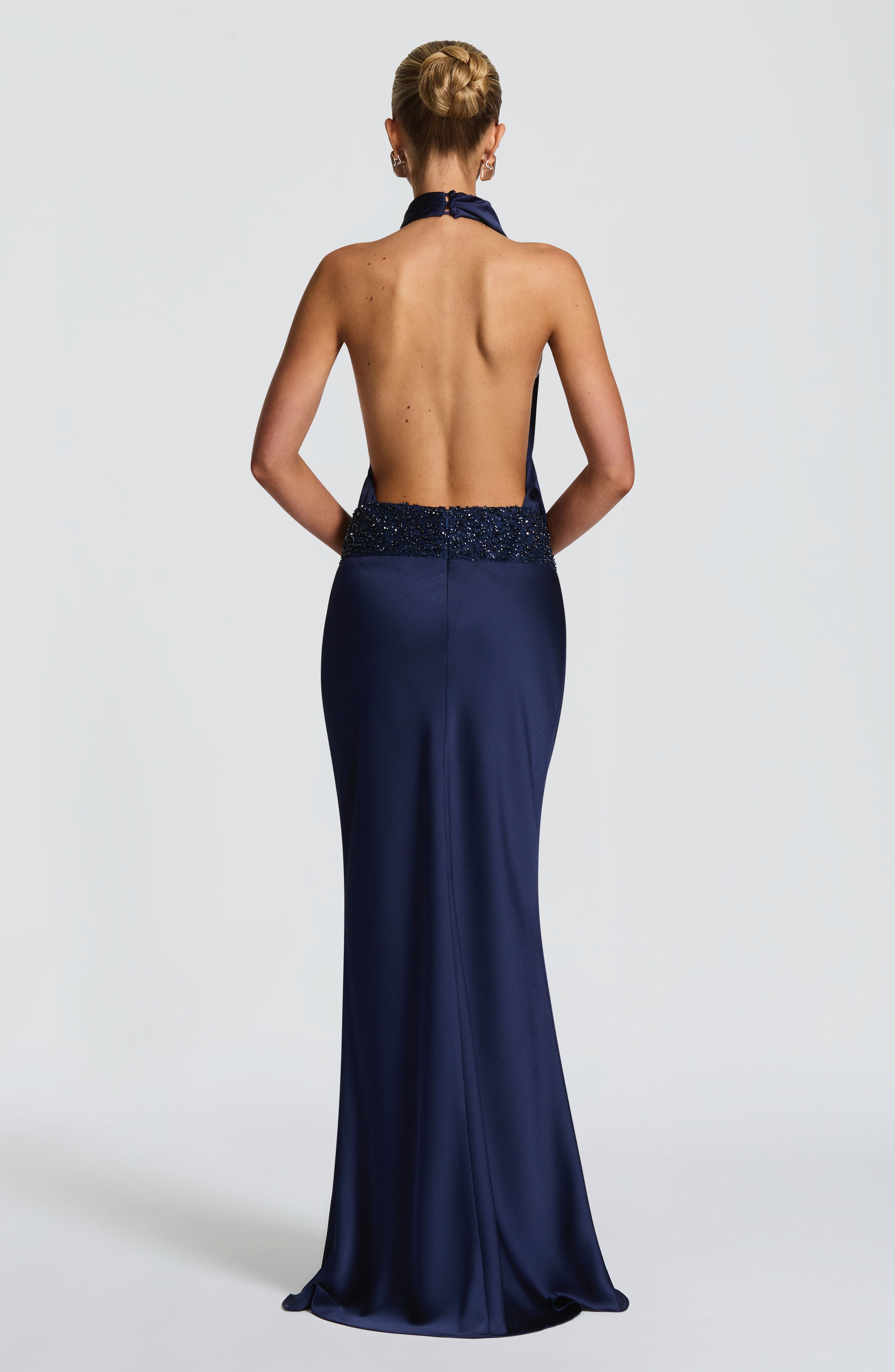 Armelle Maxi Dress - Navy - Napalia