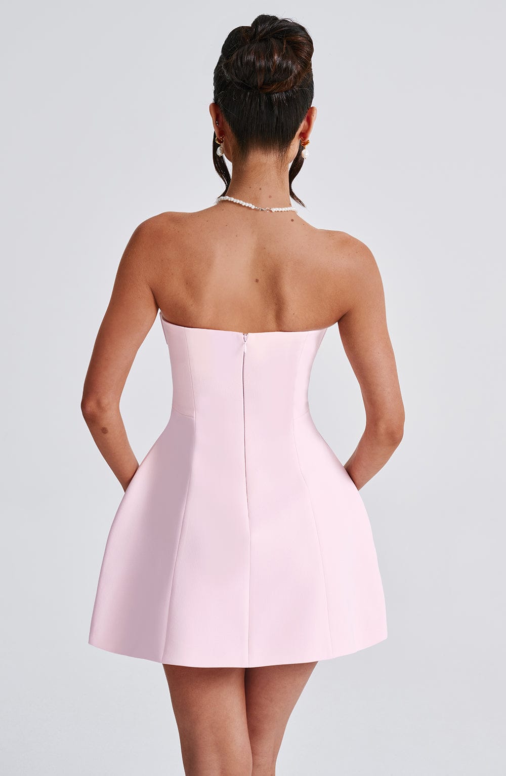Asha Mini Dress - Blush - Napalia