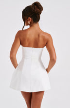 Asha Mini Dress - Ivory - Napalia