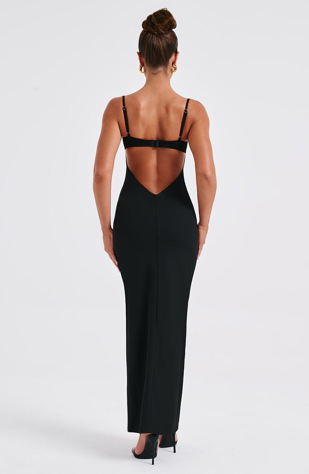 Asteria Maxi Dress - Black - Napalia