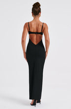 Asteria Maxi Dress - Black - Napalia