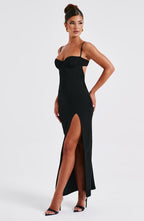 Asteria Maxi Dress - Black - Napalia