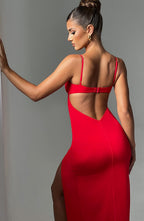 Asteria Maxi Dress - Red - Napalia