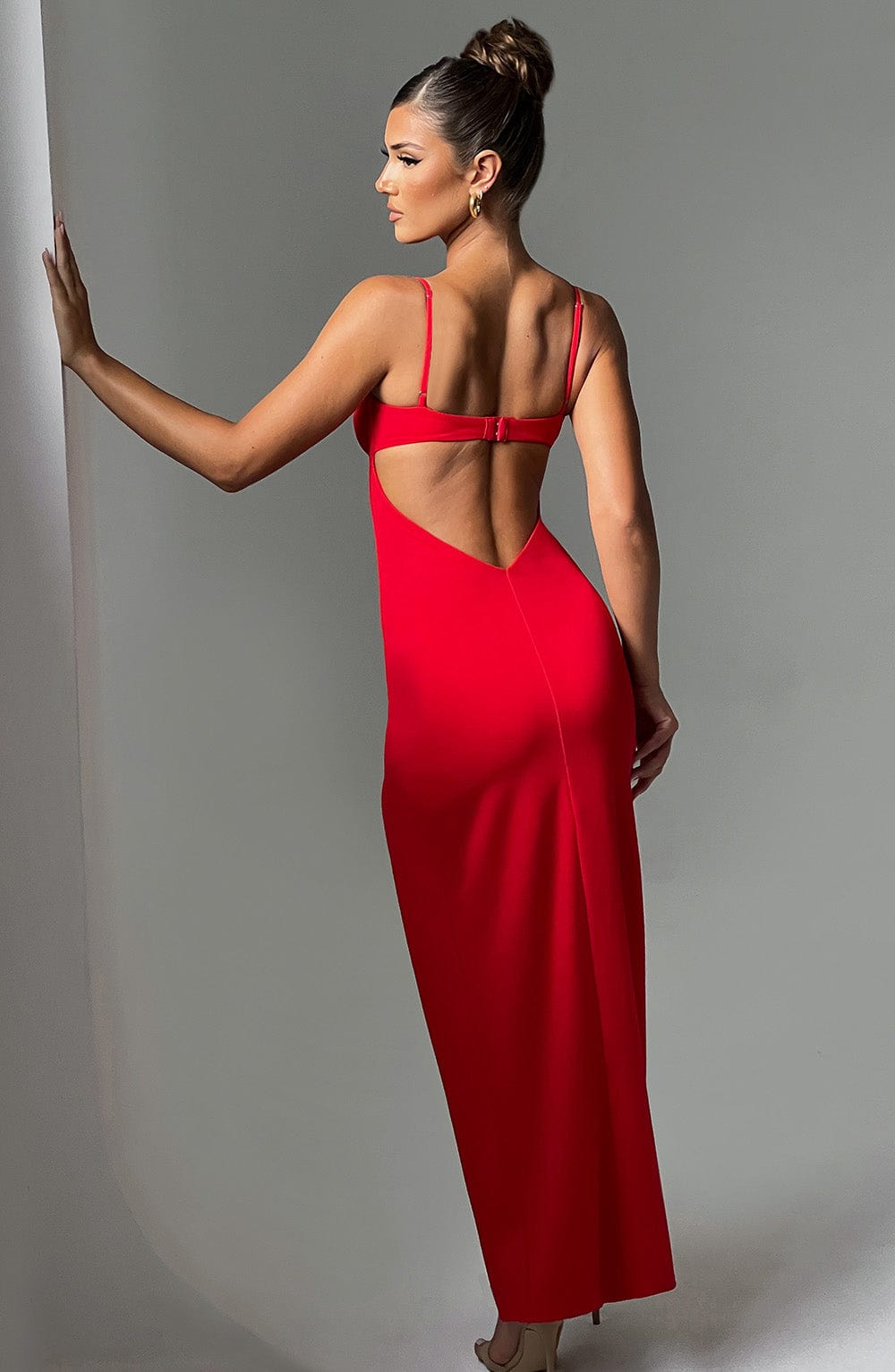 Asteria Maxi Dress - Red - Napalia