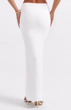Astrid Maxi Skirt - White - Napalia
